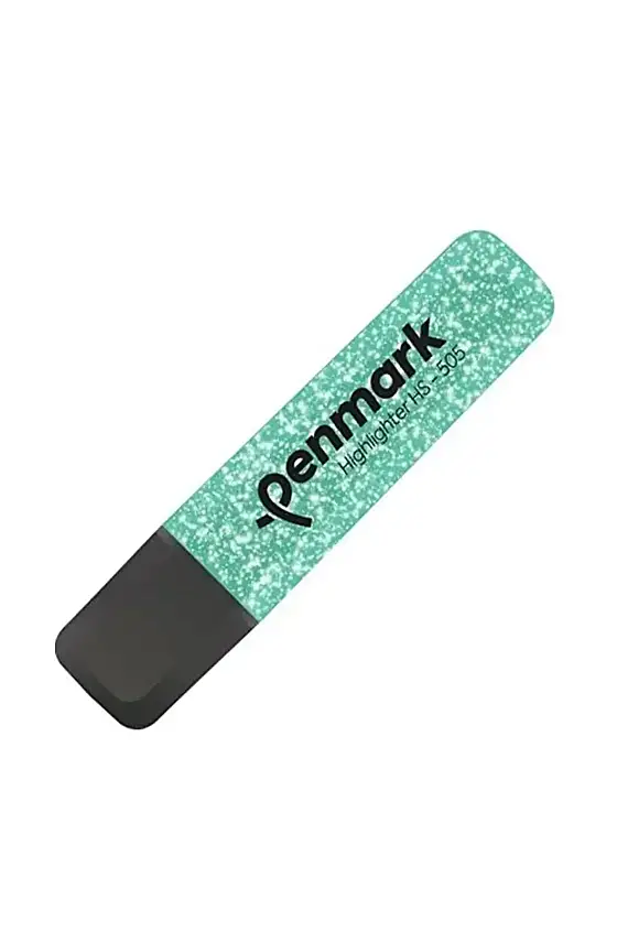 Penmark Fosforlu Kalem Metal Simli Turkuaz - 1