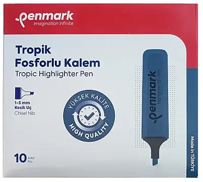 Penmark Tropik Fosforlu Kalem Uzay Mavi - 1