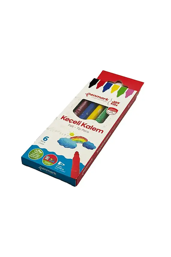 Penmark Yıkanabilir Süper Keçeli Kalem 6 Lı - 1