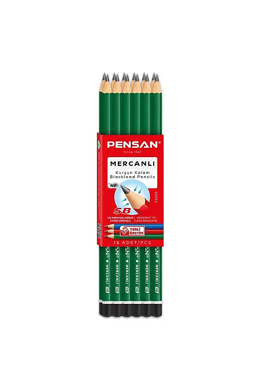 Pensan Kurşun Kalem Figürlü 12 Li - 2