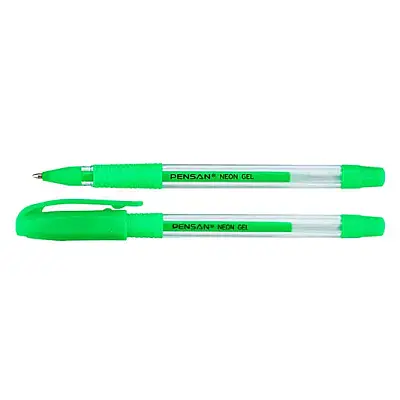 Pensan Neon Jel Kalem 1 mm Yeşil - 1