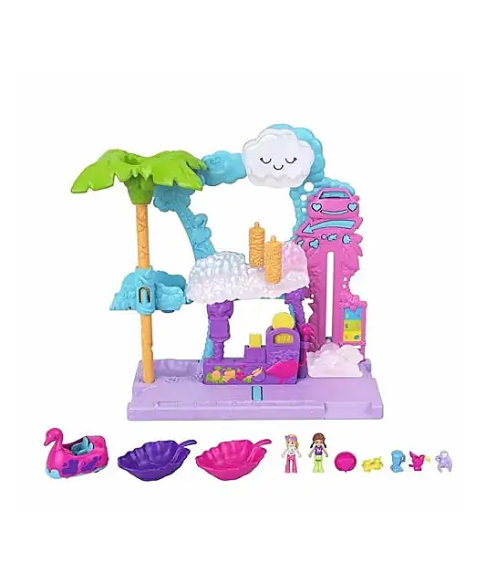 Polly Pocket Flamingo Araba Su Eğlencesi - 1