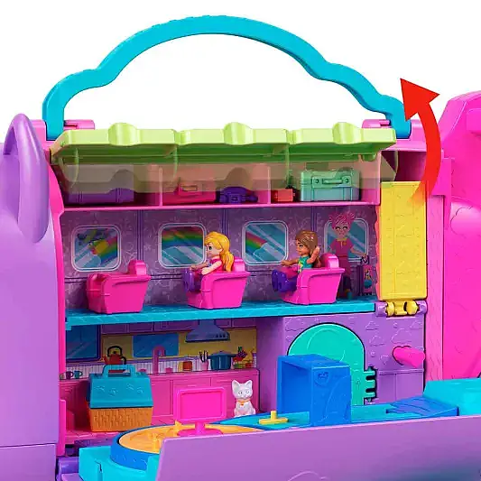 Polly Pocket Minik Kedi Hava Yolları Oyun Seti - 2