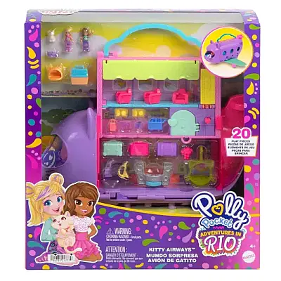 Polly Pocket Minik Kedi Hava Yolları Oyun Seti - 3