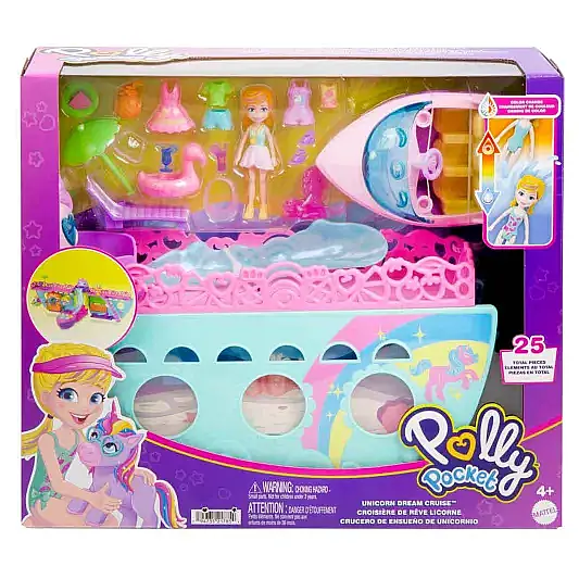 Polly Pocket Unicorn Dream Cruıse Oyun Seti - 11