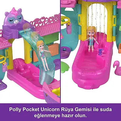 Polly Pocket Unicorn Dream Cruıse Oyun Seti - 22