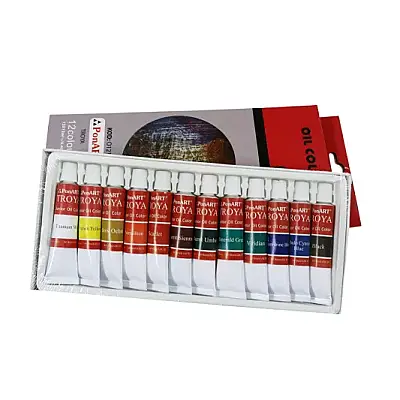 Ponart Yağlı Boya Set 12 Renk 12 ml - 1