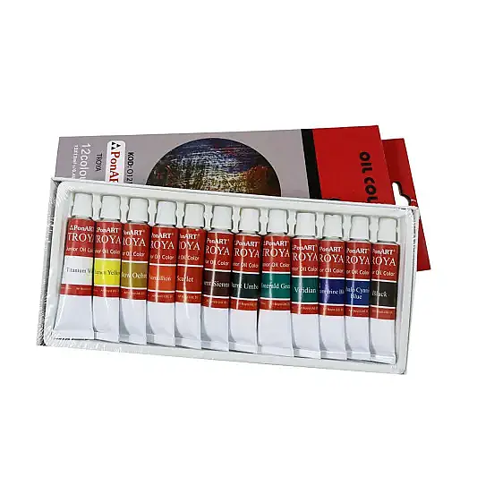Ponart Yağlı Boya Set 12 Renk 12 ml - 1