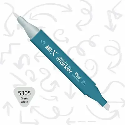 Rich Art-X Çift Uçlu Sketch Markör Kalem 5303 Antik Beyaz - Rich (1)