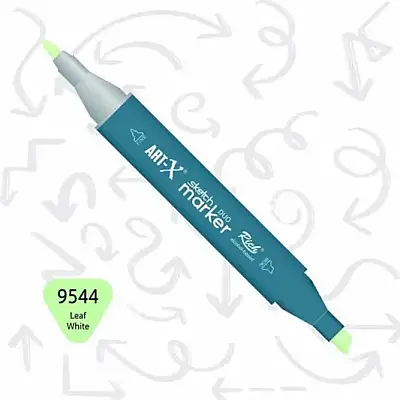 Rich Art-X Çift Uçlu Sketch Markör Kalem 9544 Yaprak - Rich (1)
