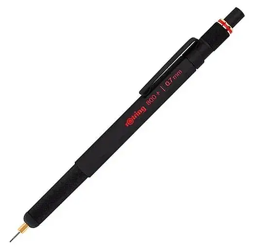 Rotring 800+ Plus 2 Fonksiyonlu Versatil Kalem 0.7 mm Siyah - 1