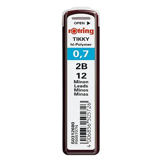 Rotring Min 0.7 mm Hi-Polimer 2B - 2