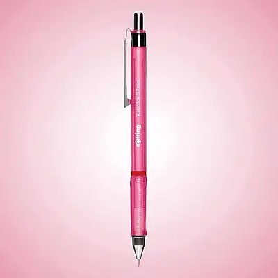 Rotring Visuclick Versatil Şeffaf 0.7 mm Pembe - 1
