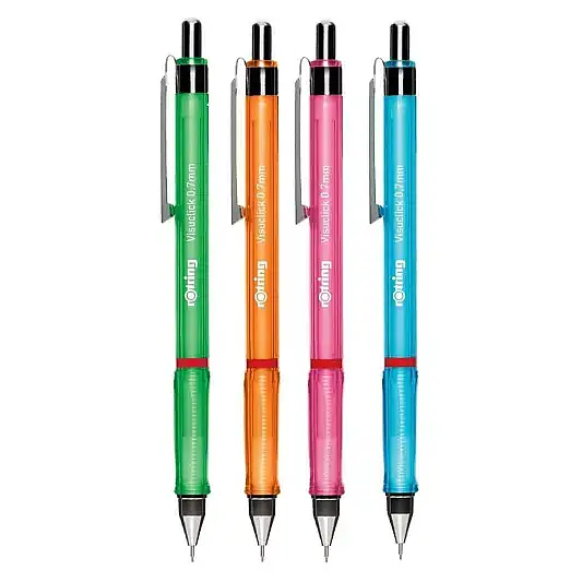 Rotring Visuclick Versatil Şeffaf 0.7 mm Turuncu - 3