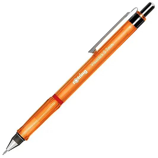 Rotring Visuclick Versatil Şeffaf 0.7 mm Turuncu - 12