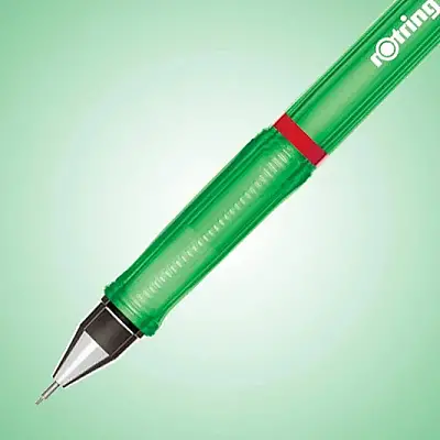 Rotring Visuclick Versatil Şeffaf 0.7 mm Yeşil - 12