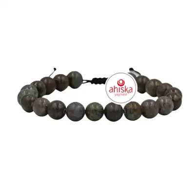 Ruby Kiyanit 8mm Merdiven Kapama Doğal Taş Bileklik - Doğal Taş (1)