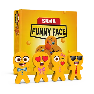 Silka Funny Face Kurabiye Adam Figürlü Silgi - Silka (1)