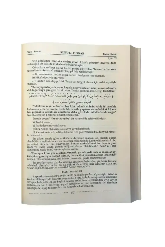 Ruhul Furkan Tefsiri 10. Cilt - Deri - 3