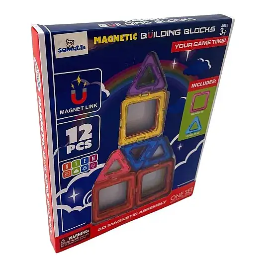 Samatlı Manyetik Bloklar 12 Parça - 3