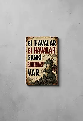 Sanki Ejderhası var MiniDekor Magnet Ayaklı 9×13,5 cm - Bemenda (1)