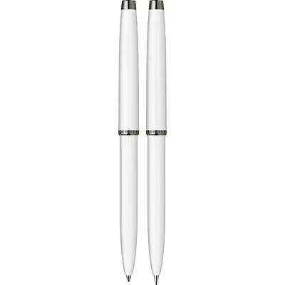 Scrikss 108M Prestige Tükenmez + Mekanik Kurşun Kalem Takım Beyaz - 8