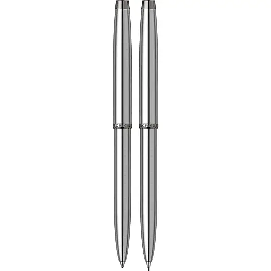 Scrikss 108M Prestige Tükenmez + Mekanik Kurşun Kalem Takım Krom - 7