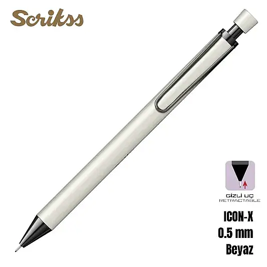 Scrikss İcon-X Versatil 0.5 mm Beyaz - 4