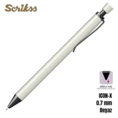 Scrikss İcon-X Versatil 0.7 mm Beyaz - Scrikss (1)