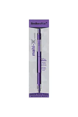 Scrikss Matri-X Mekanik Kurşun Kalem 0.7 mm Metalik Lila - 3