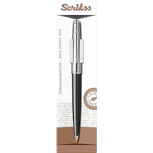 Scrikss Metropolis 78 Tükenmez Kalem Siyah - 10