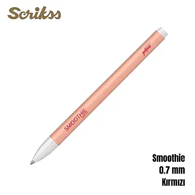 Scrikss Smoothie Jel Kalem 0.7 mm Kırmızı - Scrikss (1)
