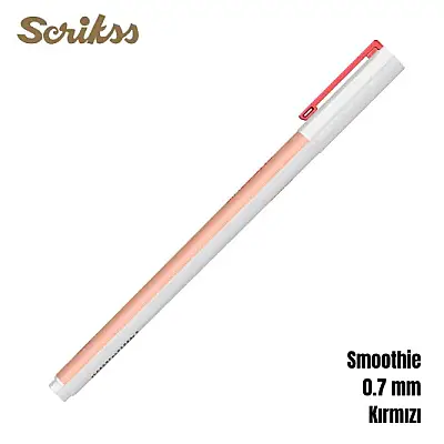 Scrikss Smoothie Jel Kalem 0.7 mm Kırmızı - 8
