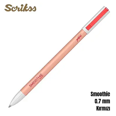 Scrikss Smoothie Jel Kalem 0.7 mm Kırmızı - 15