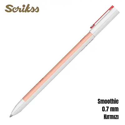 Scrikss Smoothie Jel Kalem 0.7 mm Kırmızı - 18