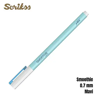 Scrikss Smoothie Jel Kalem 0.7 mm Mavi - Scrikss (1)