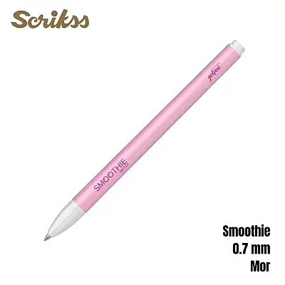Scrikss Smoothie Jel Kalem 0.7 mm Mor - 1