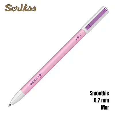 Scrikss Smoothie Jel Kalem 0.7 mm Mor - 3