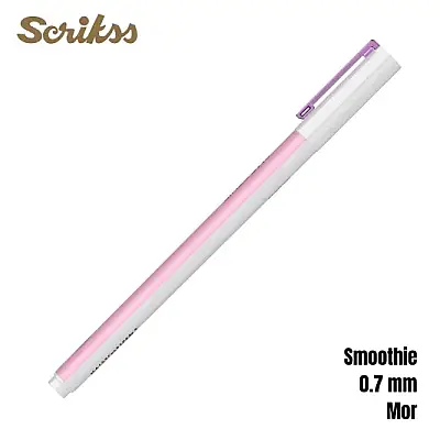 Scrikss Smoothie Jel Kalem 0.7 mm Mor - 5