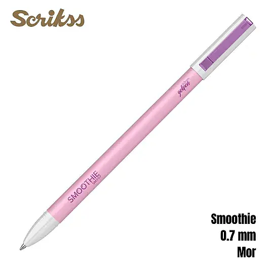 Scrikss Smoothie Jel Kalem 0.7 mm Mor - 6