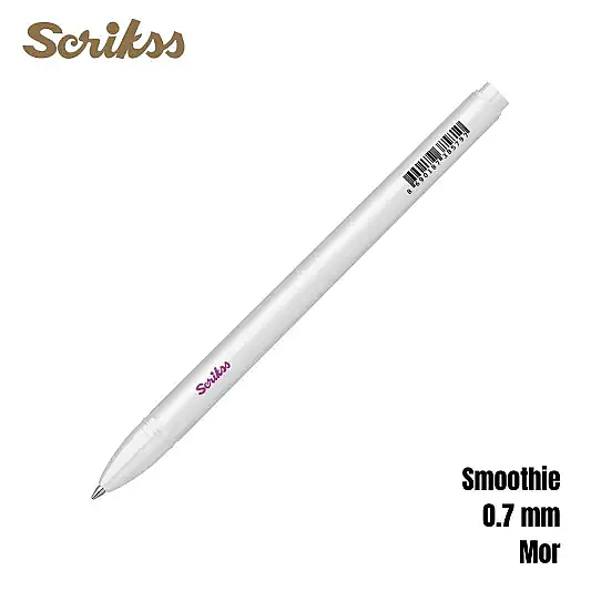 Scrikss Smoothie Jel Kalem 0.7 mm Mor - 8