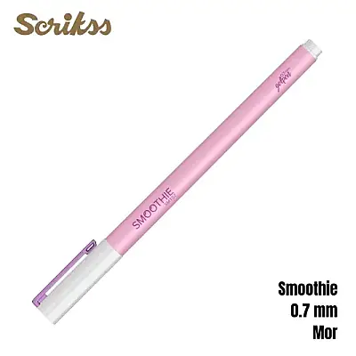 Scrikss Smoothie Jel Kalem 0.7 mm Mor - 10
