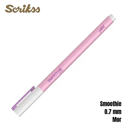 Scrikss Smoothie Jel Kalem 0.7 mm Mor - 12