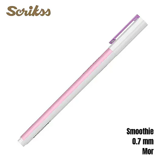 Scrikss Smoothie Jel Kalem 0.7 mm Mor - 14