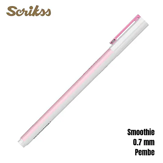 Scrikss Smoothie Jel Kalem 0.7 mm Pembe - 9