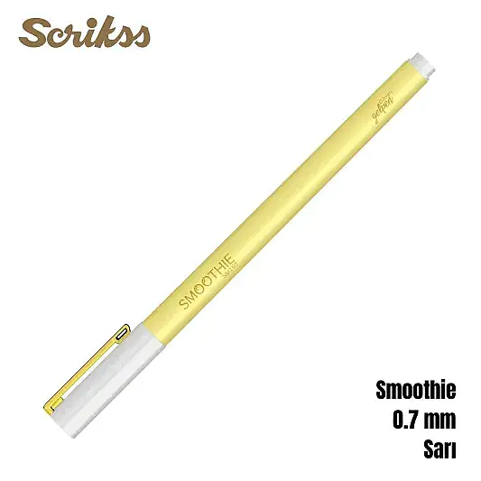 Scrikss Smoothie Jel Kalem 0.7 mm Sarı - 11