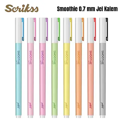 Scrikss Smoothie Jel Kalem 0.7 mm Sarı - 12