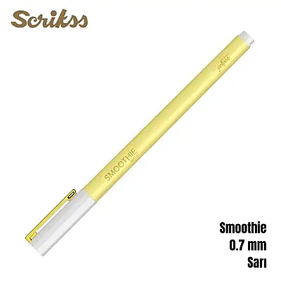 Scrikss Smoothie Jel Kalem 0.7 mm Sarı - 14