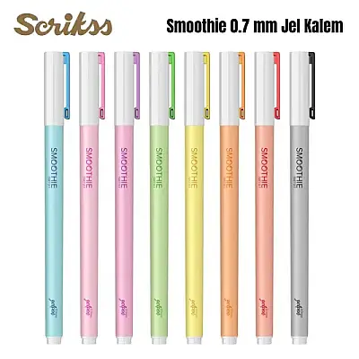 Scrikss Smoothie Jel Kalem 0.7 mm Siyah - 4