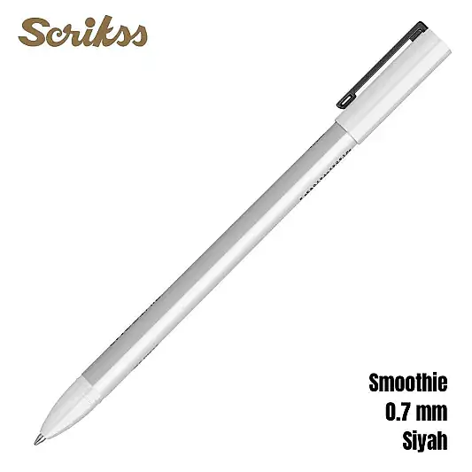 Scrikss Smoothie Jel Kalem 0.7 mm Siyah - 9